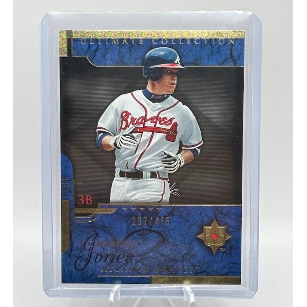 Chipper Jones #d/475 Upper Deck Ultimate Collection #21 2005 MLB Atlanta Braves